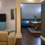 unutra&scaron;njost apartman Herceg Novi dnevni boravak i trpezarija