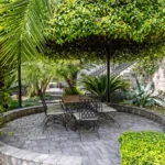 dvoriste luksuzna vila Herceg Novi Nautica apartmani terasa vrt
